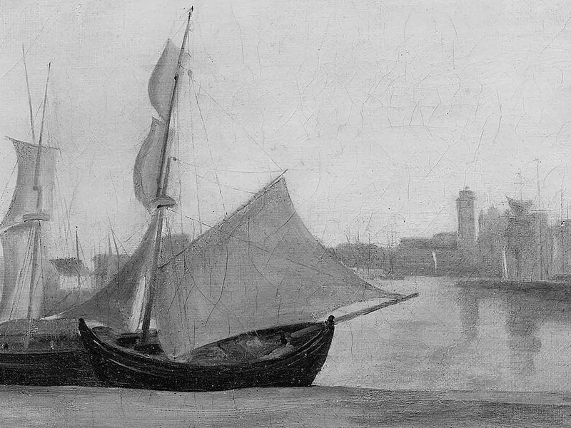 1801-Adolphe Desbarolles - Porto di Dunkerque